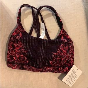 Never worn Lululemon energy sports bra size 2